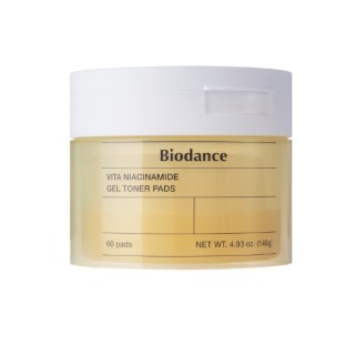 Biodance Vita Niacinamide Gel Toner Pads Illuminating Face Pads 60 pcs