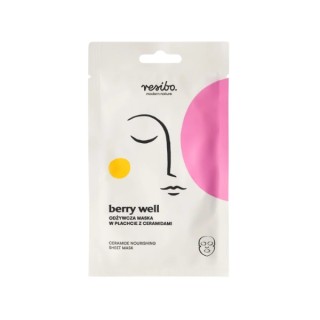 Resibo Berry Well odżywcza Maska w płachcie z Ceramidami 1 sztuka