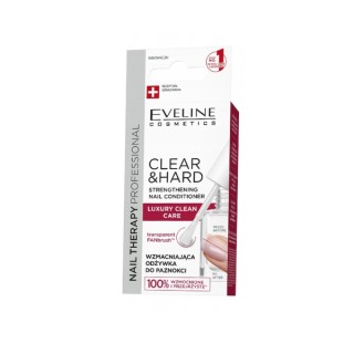 Eveline Professional Nail Therapy Clear & Hard Odżywka do paznokci wzmacniająca 12 ml