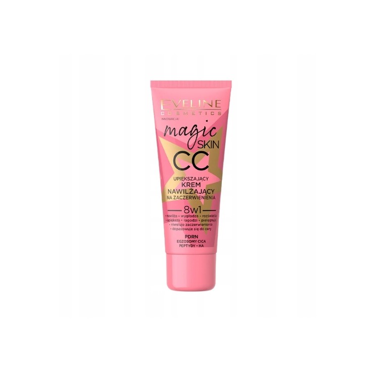 Eveline Magic Skin CC 8 w1 upiększający Krem nawilżający z PDRN 50 ml
