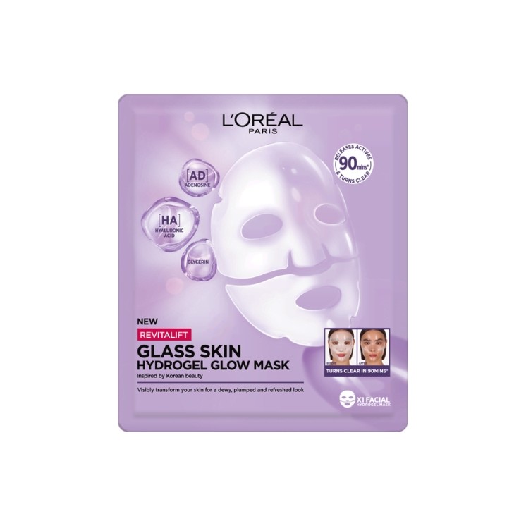 L'Oreal Paris Revitalift Glass Skin hydro gel Illuminating sheet mask 1 piece