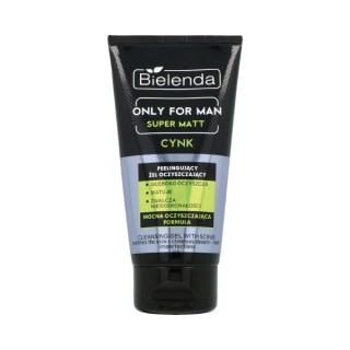 Bielenda ONLY FOR MEN SUPER MAT exfoliating facial cleansing gel for men 150 g