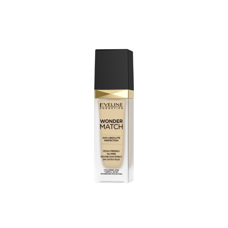 Eveline Wonder Match Luksusowy Podkład dopasowujący się /30/ Cool Beige 30 ml