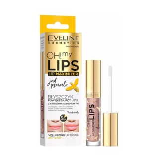 Eveline OH! MY LIPS Plumping Lip Gloss with Hyaluronic Acid Bee Venom 4.5 5 ml