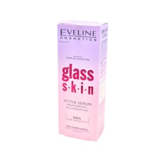 Eveline Glass Skin aktywne Serum nawilżająco-rozświetlające 18 ml