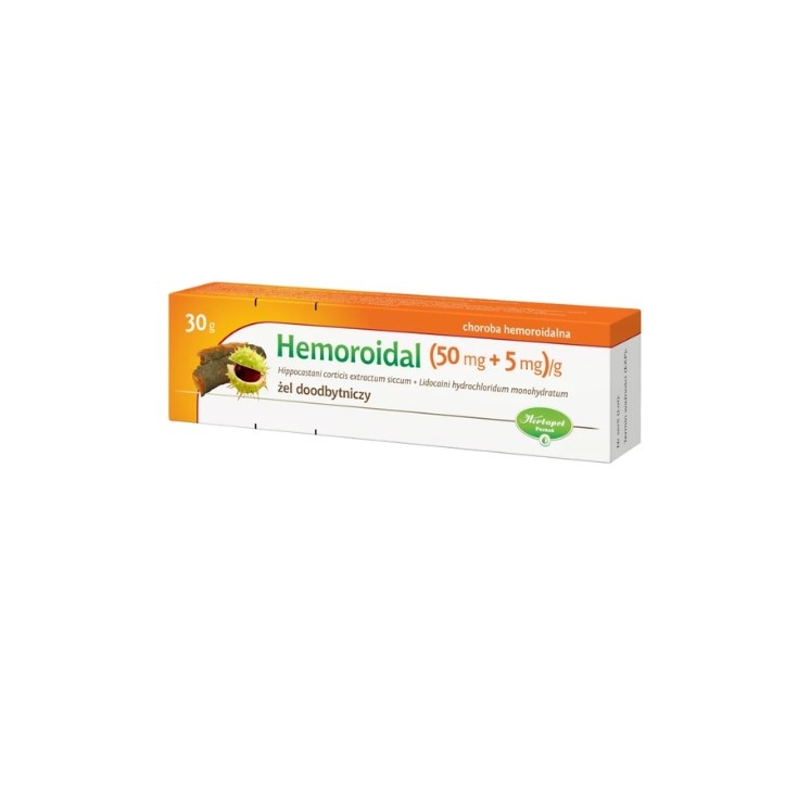 Hemoroidal (50 mg+5 mg)/g Żel doodbytniczy 30 g
