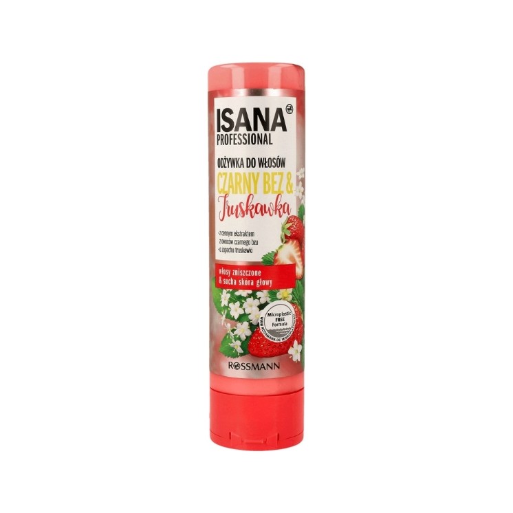 Isana Professional Odżywka do włosów Czarny bez & Truskawka 250 ml