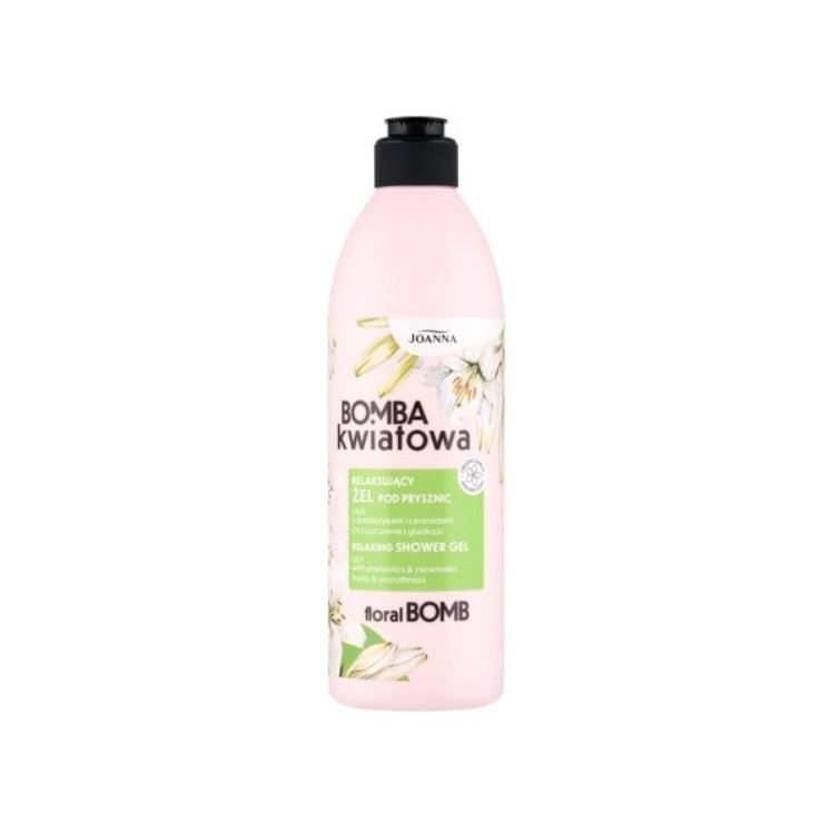 Joanna Bomba Kwiatowa relaksujący Żel pod prysznic Lilia & Ceramidy 500 ml