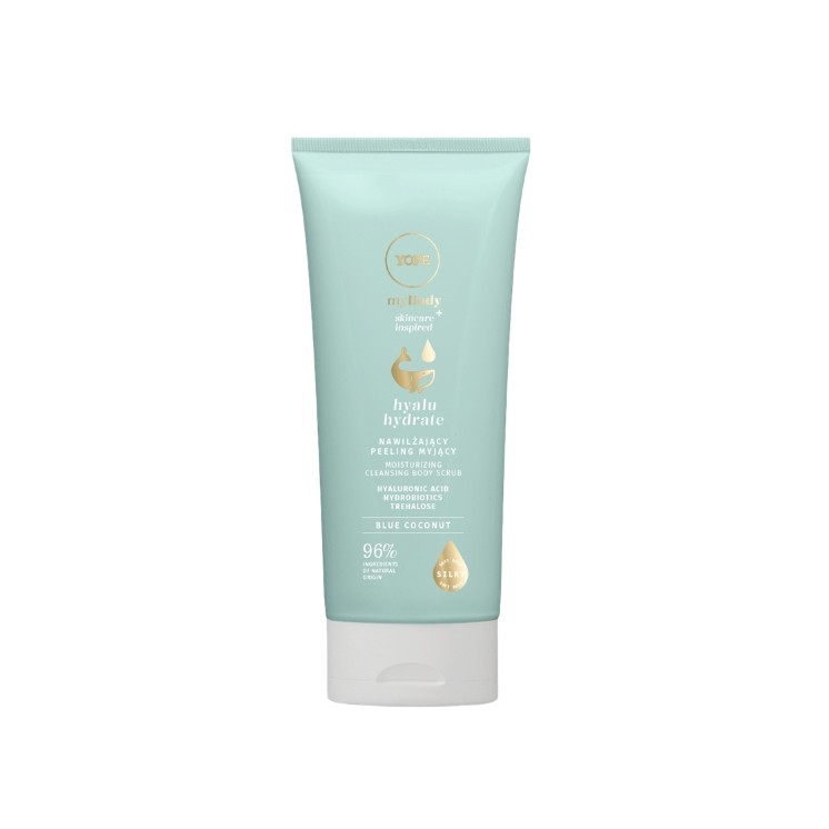 YOPE myBODY Hyalu Hydrate moisturizing body Peeling Blue Coconut 200 ml