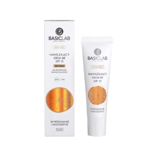 BasicLab Dermocosmetics Beauties Moisturizing BB Cream SPF15 /310/ Honey Balancing and Soothing 33 ml