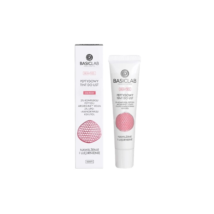 BasicLab Dermocosmetics Beauties peptydowy Tint do ust /220/ Rosy 15 ml