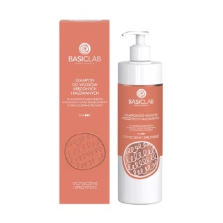 BasicLab Capillus Szampon do włosów kręconych i falowanych 300 ml