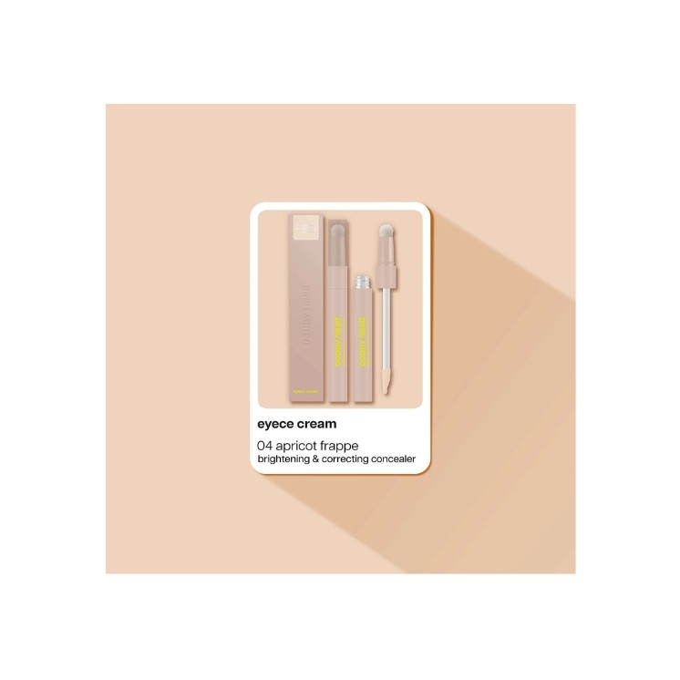 Poppy Head Eyece Cream rozświetlająco-korygujący Korektor pod oczy /04/ Apricot Frappe 3,7 g