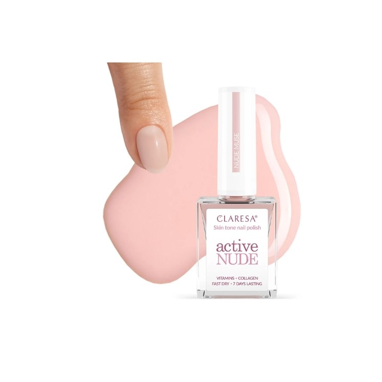 Claresa Active Nude Lakier klasyczny Nude Muse 9,5 ml