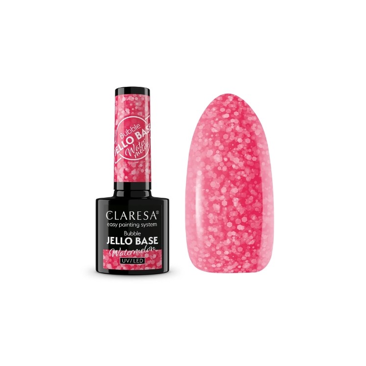 Claresa Bubble Jello Base Baza do paznokci Watermelon 5 g