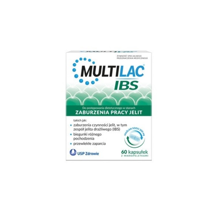 Multilac IBS Sodium Butyrate 300mg 60 Capsules