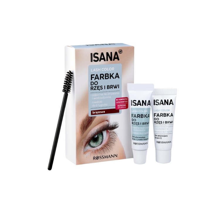Isana Lash Color Henna for eyebrows and eyelashes Brown 1 piece