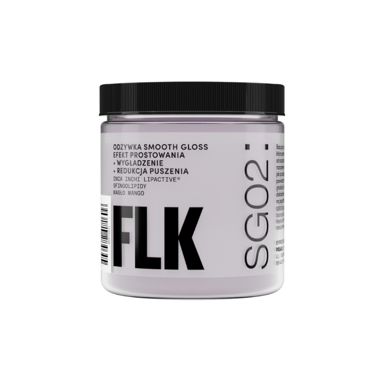 FLK Smooth Gloss Hair Conditioner Straightening Effect + Smoothing + Frizz Reduction 250 ml
