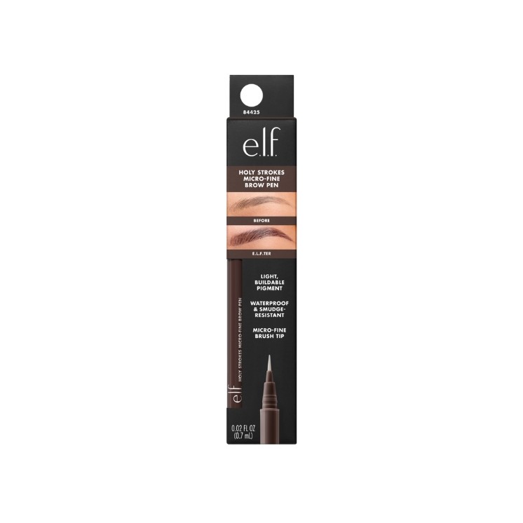 ELF . Holy Strokes Waterproof Eyebrow Pen Dark Brown 0.7 ml