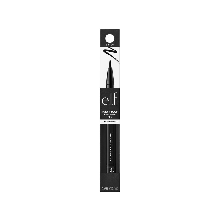 ELF . H2O Proof waterproof Eyeliner pen Original Black 0.7 ml