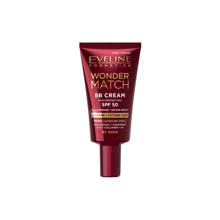 Eveline Wonder Match Krem BB z SPF50 /03/ Nude 30 ml