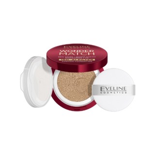 Eveline Wonder Match Covering Cushion Foundation with Niacinamide /02W/ Vanilla 15 g