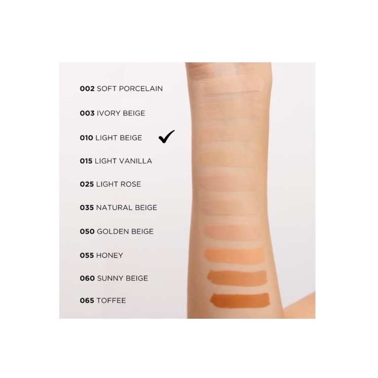 Eveline Liquid Control Facial foundation with Niacinamide in Droper /010/ Light Beige 32 ml
