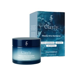 Clayly Aqua Essence kojąco-chłodząca Maseczka do twarzy Krio Kompres 50 ml