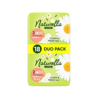 Naturella Duo Pack Normal Plus Sanitary Pads 18 pieces