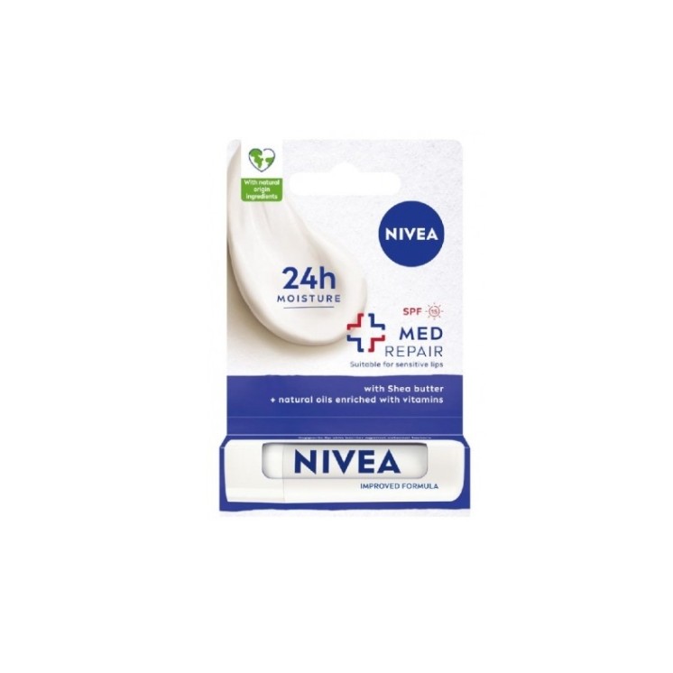 Nivea Protective Lip Balm Med Repair SPF15 4.8 ml