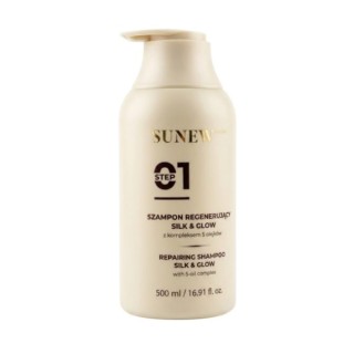 Sunew Med+ Silk&Glow regenerujący Szampon do włosów 500 ml