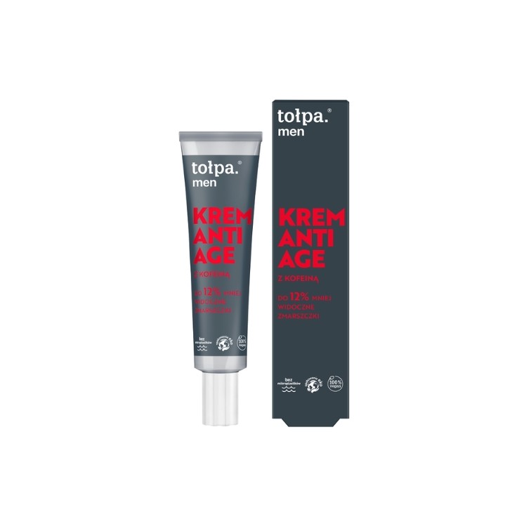 Tołpa Men Anti-Age Krem do twarzy z Kofeiną 40 ml