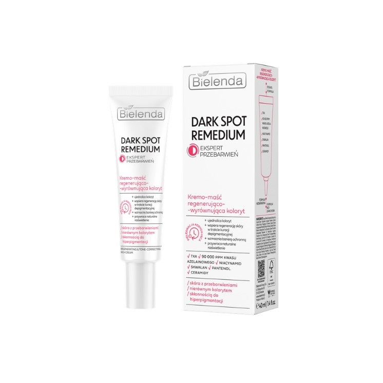 Bielenda Dark Spot Remedium Regenerating and color-evening cream-ointment 40 ml