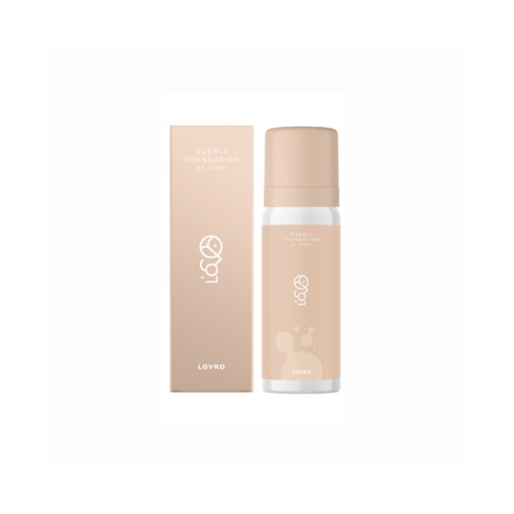Lovro Bubble Fundation Podkład o napowietrzonej, rozświetlającej formule /01/ Ivory 50 ml