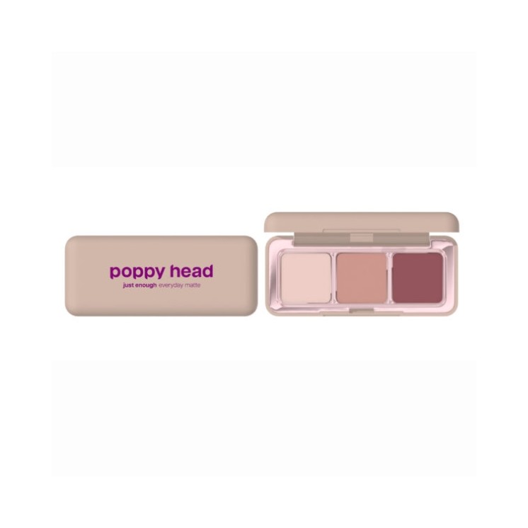 Poppy Head Just Enough Everyday Matte Paleta cieni do powiek /01/ Mauve On 4,8 g