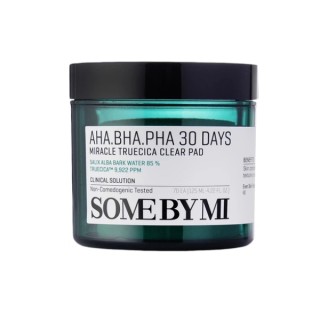 Some By Mi AHA BHA PHA 30 Days Miracle Truecica Clear Pad Exfoliating Face Pads 70 pcs