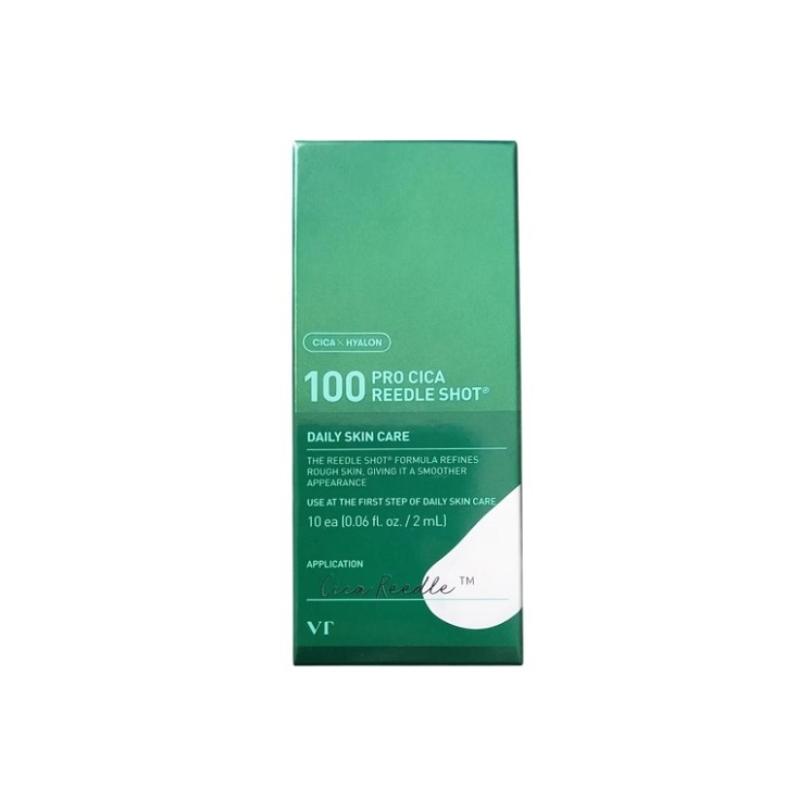 VT Cosmetics Pro Cica Reedle Shot 100 Stick  Zestaw wygładzających ampułek do twarzy 10 x 2 ml