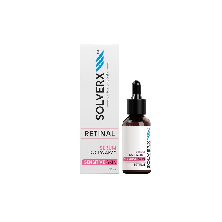Solverx Sensitive Skin Serum do twarzy z retinalem 30 ml