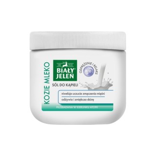 Biały Jeleń Sól do kąpieli Kozie mleko 500 g